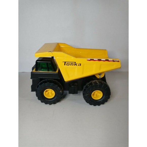Vintage HASBRO TONKA DUMP TRUCK 4000 Xmb 975 STEEL BED Authentic YELLOW - Picture 11 of 12